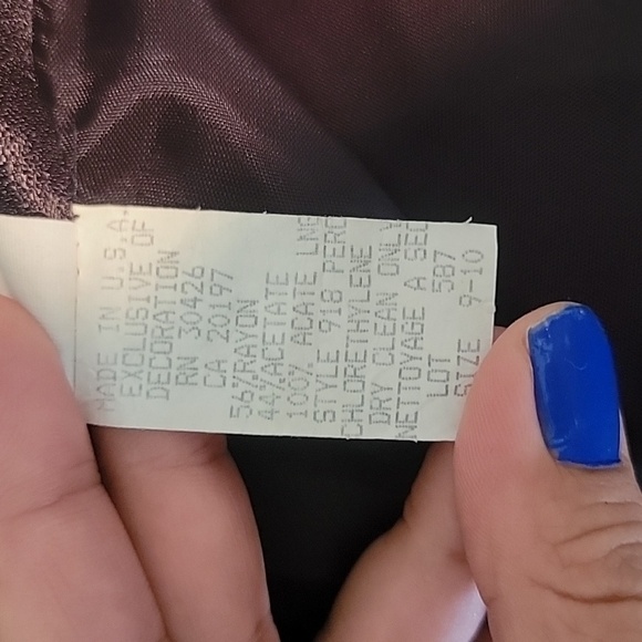 Vintage purple peplum style blazer - Picture 11 of 14